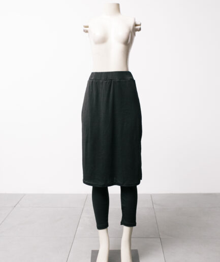 [P] Calça legging com sobreposição e fenda