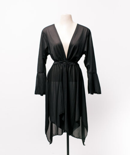 [P/M/G] Saída de praia/cardigan de tule com pontas