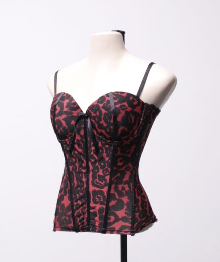 [M] Corpete de tule de oncinha vermelho